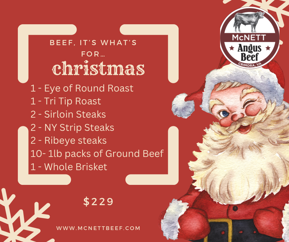 BEEF, it’s what’s for Christmas!